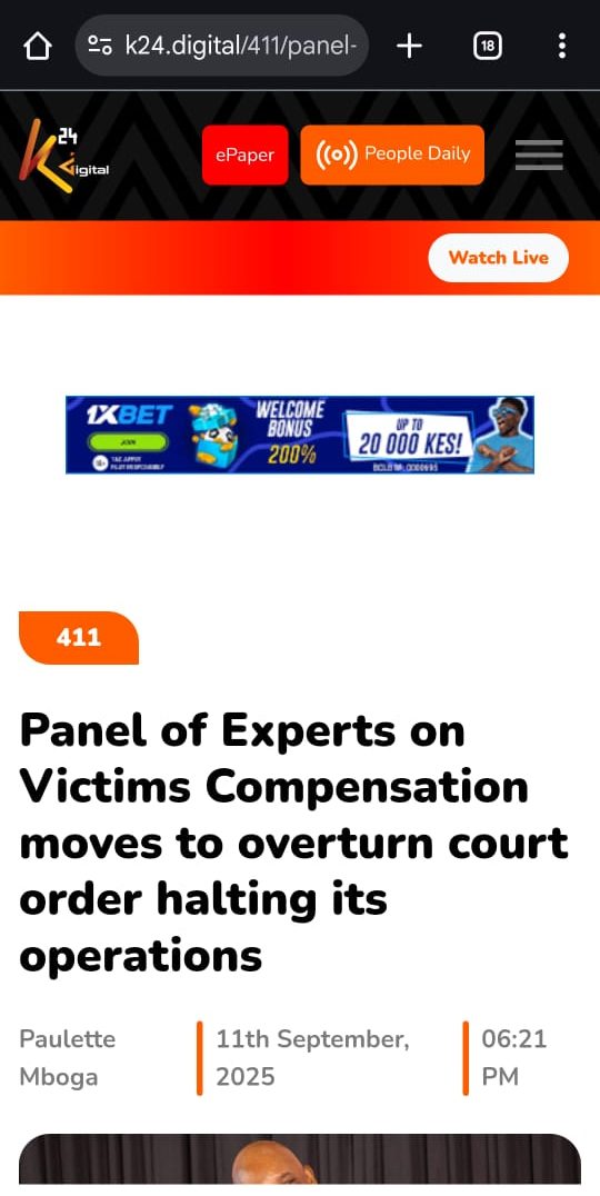 Homepage banner placement example